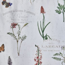 SKL Home by Saturday Knight Ltd. Wildflower Script Tier Pair (2-Pack),57" x 36",Multi