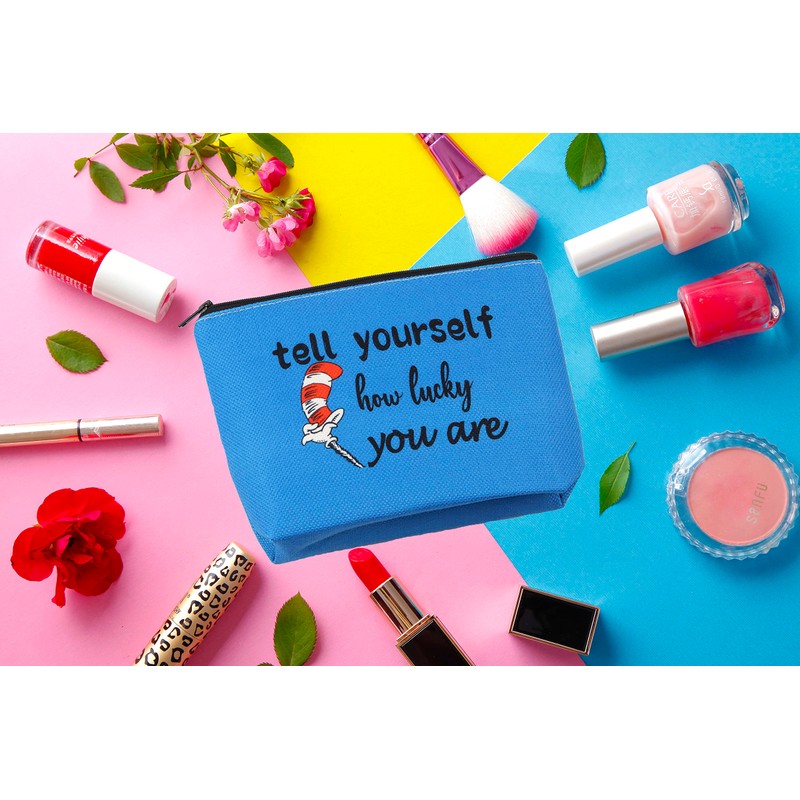 G2TUP Bolsa de cosméticos Broadway inspirada en la música Seuss