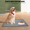 Pet Placemat Prevent Spill Dishwasher Safe Slip Proof Waterproof Silicone