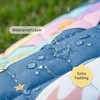Keepatyart Flying Chess Picnic Blanket 80 x 80 Inch, Waterproof