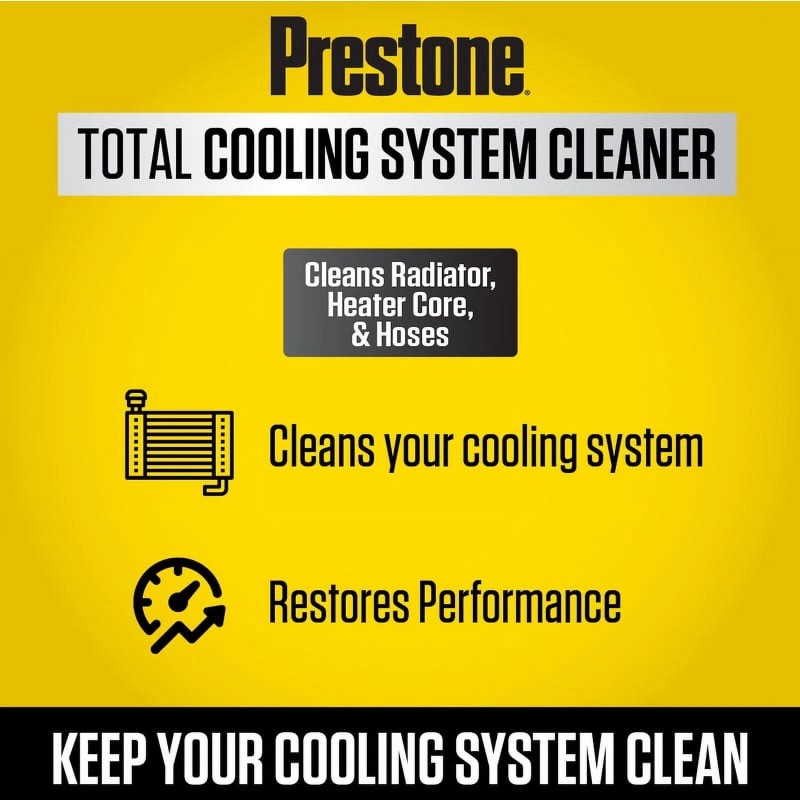 Prestone Total Cooling System Cleaner, Use in All Manufacturers -