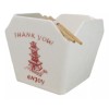 Oriental Buddha Pagoda Asian Takeout To Go Box Serving Bowl
