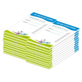 PRICARO Vital and Fit Appointment Pad for Doctors and Medical Professionals (Pack of 20)