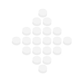 Alnicov White Mother of Pearl Shell Dots,6mm Guitar Fretboard Inlay Dots Maker for Guitar Fingerboard(Pack of 20)