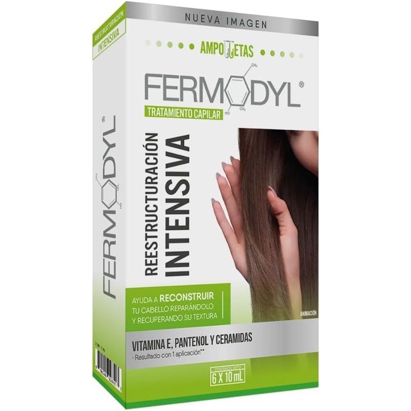 FERMODYL - Reestructuracion intensiva. Con vitamina E, pantenol y ceramidas.