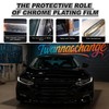 Front Bumper Chrome Delete Vinyl Wrap Overlay fit for 2018