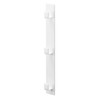 Yamazaki 5250 Magnetic Refrigerator Side Vertical 3 Hooks, White, Approx.