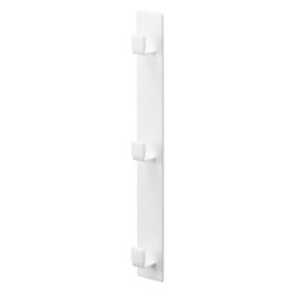 Yamazaki 5250 Magnetic Refrigerator Side Vertical 3 Hooks, White, Approx. W 1.4 x D 1.4 x H 11.0 inches (3.5 x 3.5 x 28 cm), Plate, Space Saving Storage