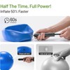 Yoga Ball 9 Inch with Air Pump, Non-Slip Small Exercise