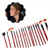 beauty all 24 Brochas Para Maquillaje Profesional C/ Regalo Portabrocha