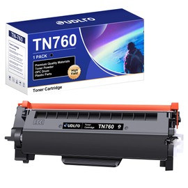 TN760 Compatible Toner Cartridge 1 Pack | Replacement for Brother TN-760 TN730 TN-730 Works with DCP-L2550DW HLL2395DW MFCL2710DW MFC-L2750DWPrinter | 1 Black