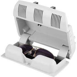 Soporte para Gafas de Sol, 1Z0868565E, Caja de Almacenamiento para Gafas de Sol de Coche, Estuche para Gafas Apto para Fabia Roomster (Gris)