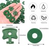 100Pairs Greenhouse Twist Clips Plastic Greenhouse Fixing Clips and Washers