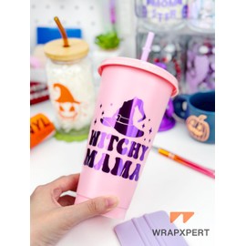 WRAPXPERT Chrome Vinyl Purple Chrome Mirror Metallic No Bubble 12" x5ft,Purple Permanent Vinyl Roll for Signs Lettering