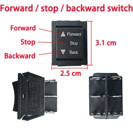 Children Remote Control Car Electric Car Forward Stop Back Switch Toy Car Electric Car Motorcycle Replace Repair Parts Switch