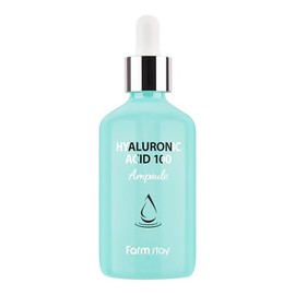 Farmstay Ampoule de Ácido Hialurónico 100 - Tratamiento Hidratante con Ácido Hialurónico - Ayuda a Mantener el Equilibrio de Agua y Aceite - 100 ml