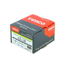 TIMCO Self Drilling Screws - 4.8 x 38 - Zinc - Box of 200