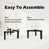 DDPow Three Legs Adjustable Metal Plant Stand for 5"-10" Plant