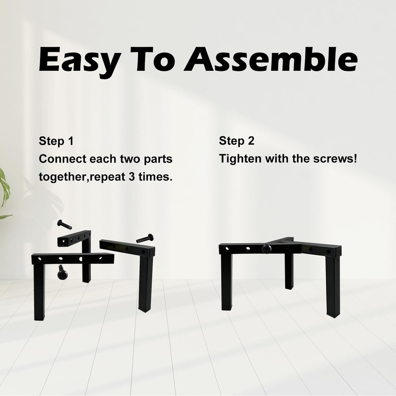 DDPow Three Legs Adjustable Metal Plant Stand for 5"-10" Plant