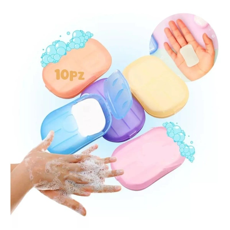 Universo en Linea 10 Estuches Laminas De Jabon Portatil 20