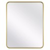 Threshold 24" x 30" Rectangular Decorative Wall Mirror with Rounded