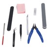 Model Tool Kit Pliers Tweezers File Carving Knife Craft Tools