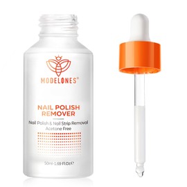 Modelones Nail Polish Remover for Press on Nails & Nail Strips Acetone-Free, Nail Glue Remover Natural Formula Serum Easy Peel for Moisturizing & Care, Non-Toxic, Low Odor, Portable Size