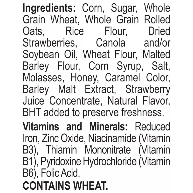 Honey Bunches of Oats Strawberry Whole Grain Cereal, 11 oz