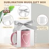 Kosiz 36 Pcs Mug Boxes Sublimation Mugs Gift Bags Mug