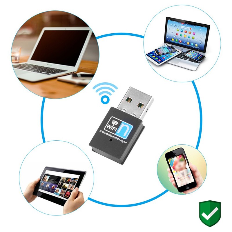 USB Wifi Adapter,300M Wireless Network Card Receiver,Mini WiFi Network Adapter