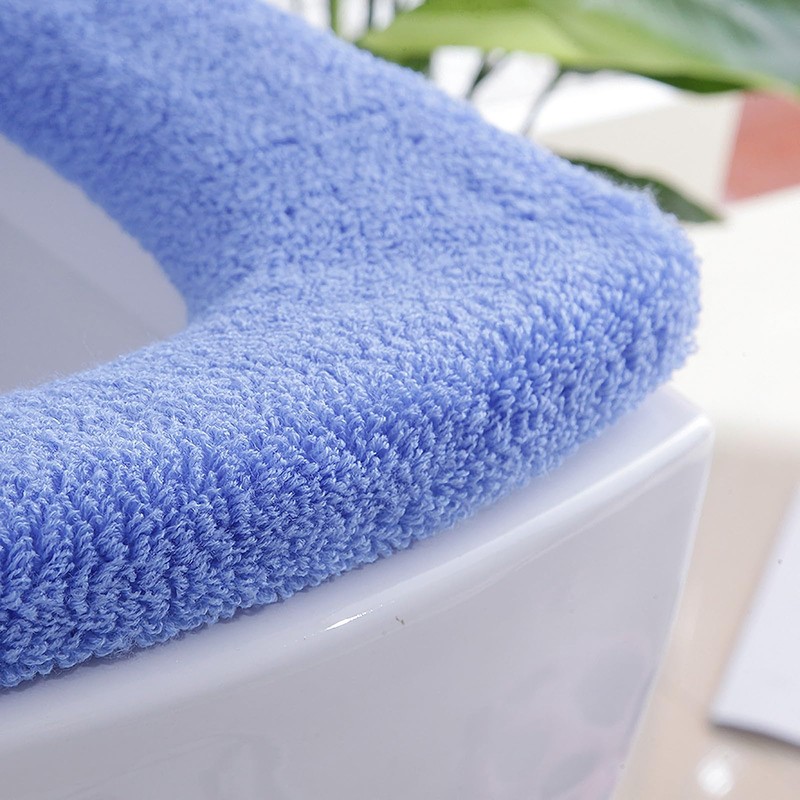 Guojanfon Toilet Seat Covers Soft Thicker Warmer Stretchy Washable Large