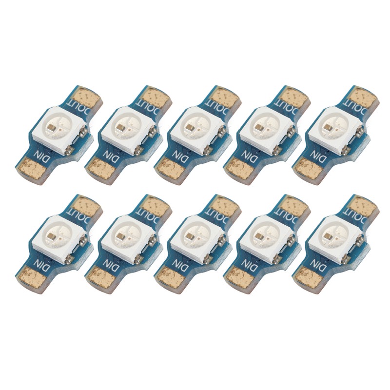 10Pcs WS2812 RGB LED Module High Brightness Energy Saving Lightweight