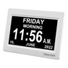 TROCOTN 7 Inches Digital Clock Day Clock Large Display Alarm