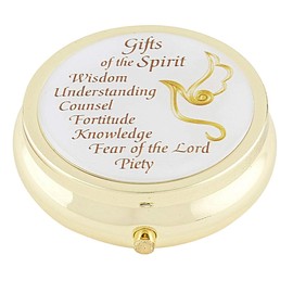 Needzo Spirit of The Lord Confirmation Rosary with Case, 18 Inch
