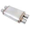 Flowmonster 11386-FM 409Ss Oval Case Absorption Muffler
