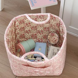 Car Storage Basket Organizer, Multi-Purpose Car Interior Accessories, Durable & Space-Saving Design for Vehicles:_Pink_one-size