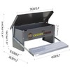 XINYI Chicken Treadle Feeder,12 Lbs Metal Treadle Feeder, No Waste