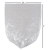 Ziglous 13 Gallons Kitchen Garbage Bin Liner, Clear Trash Bags,