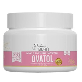 Inositol Ovatol Myo Inositol y D-Chiro en Polvo 40:1 | Alta porción con 6gr por toma, Suplemento para mujer, Alta Biodisponibilidad, Sin agregados, Certificado. Bikini Burn