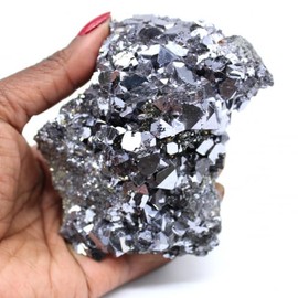 TENET TENET - Natrlicher Rohstein fr Heilstein Reiki-Meditation (Galena roh 6-8 cm)