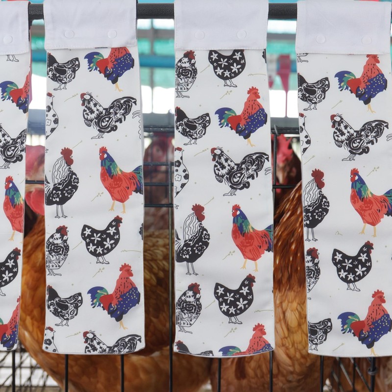 Klmnop 5 Pack Chicken Nest Box Curtains, Windproof Lightproof Curtain