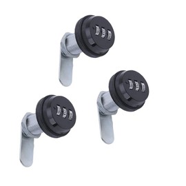 WJSKDQ 3 Pack Combination Cam Lock RV Password Coded Lock for 3-Digit 90 Degree Rotary Zinc Alloy 30mm/1.1"