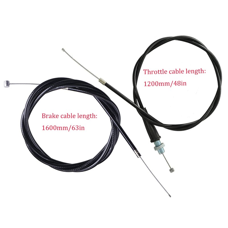 Left Right Handle &Left Brake Lever &Brake Cable &Throttle Cable