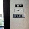All Quality Standard Exit Wall or Door Sign | Durable