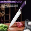 Unbranded 9 Piece Stainless Steel Kitchen Knife Block Set Chef