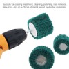 ChgImposs 5pcs Mounted Flap Wheels - 120# Flap Fiber Grinding