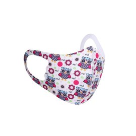 Kids Childrens Face Mask, Reusable Washable Bandana, Protective Face Cover Breathable & Safety Mask, Anti-Pollution, Anti - Dust Mask for Running, Cycling, Owls Printed, 1pc