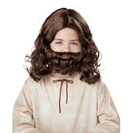 California Costumes Jesus Wig & Beard Child Costume, Acc