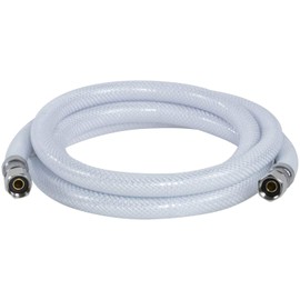 Certified Appliance Accessories Ice Maker Water Line, 6 Feet, Polyester-Reinforced PVC, White