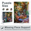 Vibrant Room Puzzles 1000 Pieces for Adults Couch Cushion Rugs
